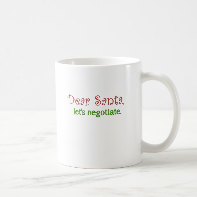 Dear Santa Coffee Mug (Right)