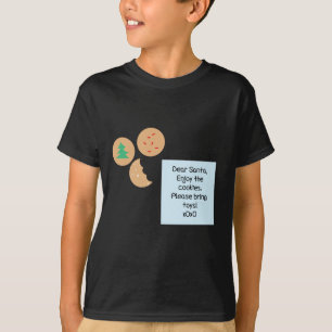 Dear Santa Cookies Please Bring Toys T-Shirt