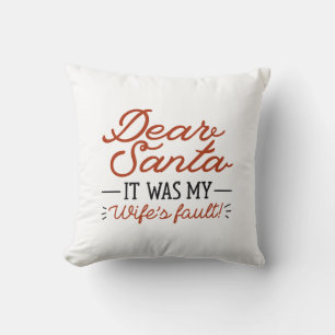 Dear Santa Cushion