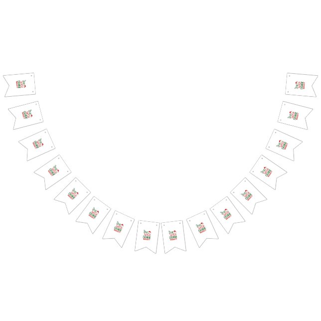 Dear Santa Define Naughty Bunting (All)