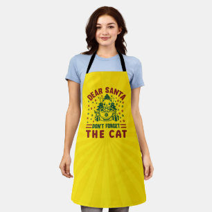 Dear Santa Don't Forget The Cat-68175 Apron