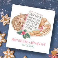 Dear Santa Fat Bank Account Slim Body Christmas