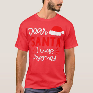Dear Santa Funny Matching Family Christmas Pajama T-Shirt