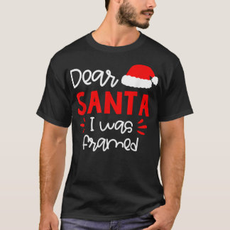 Dear Santa  Funny Matching Family Christmas Pajama T-Shirt