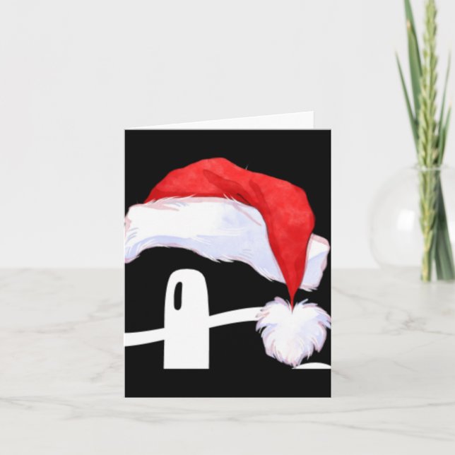 Dear Santa Funny Uni Kids Christmas T Shirt  Card (Front)