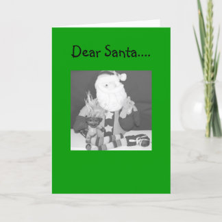 Dear Santa.... Holiday Card