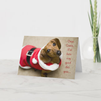 Dear Santa Holiday Card