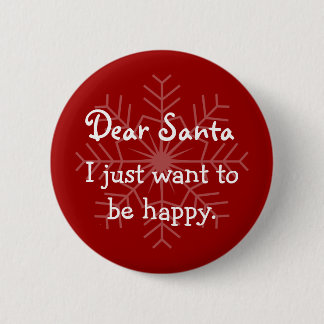 Dear Santa I can explain 6 Cm Round Badge