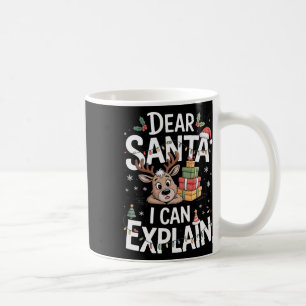 Dear Santa I Can Explain Christmas Eve Family Coffee Mug