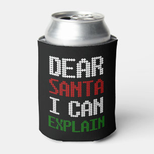 Dear Santa I Can Explain Funny Letter to Santa Cooler