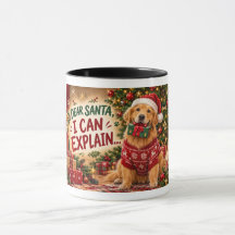 DEAR SANTA, I CAN EXPLAIN ..... Golden Retriever