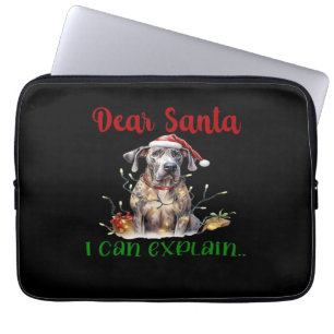 Dear Santa I Can Explain Great Dane Essential T-Sh Laptop Sleeve