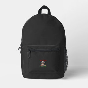 Dear Santa I Can Explain Great Dane Essential T-Sh Printed Backpack