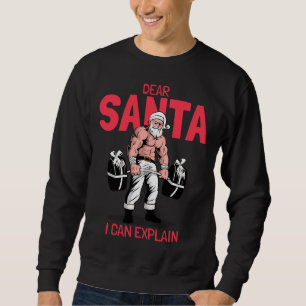 Dear Santa I Can Explain Sweatshirt