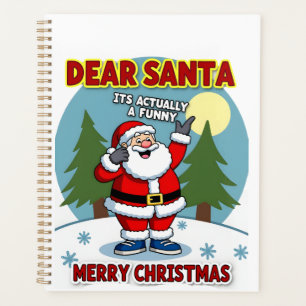 Dear santa its actually a funny storychristmas dog planner