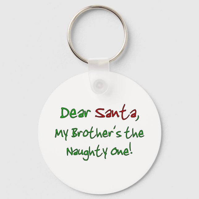 Dear Santa Key Ring (Front)