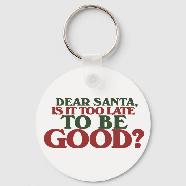 Dear Santa Key Ring (Front)
