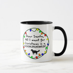 Dear Santa Kooikerhondje Mug