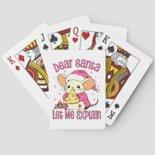 Dear Santa, Let Me Explain Playing Cards
