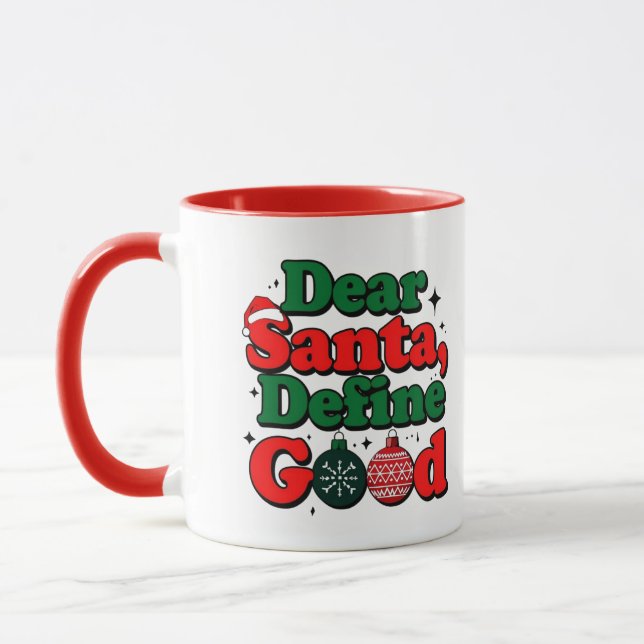 Dear Santa, Make My Wish Come True Mug (Left)