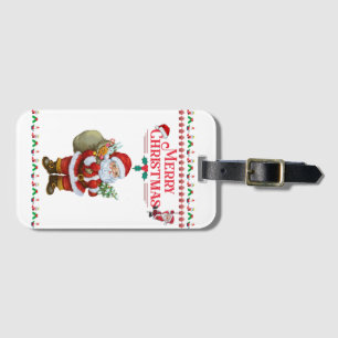 Dear santa Marry Christmas 2024 Luggage Tag