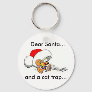 Dear Santa Mouse Key Ring