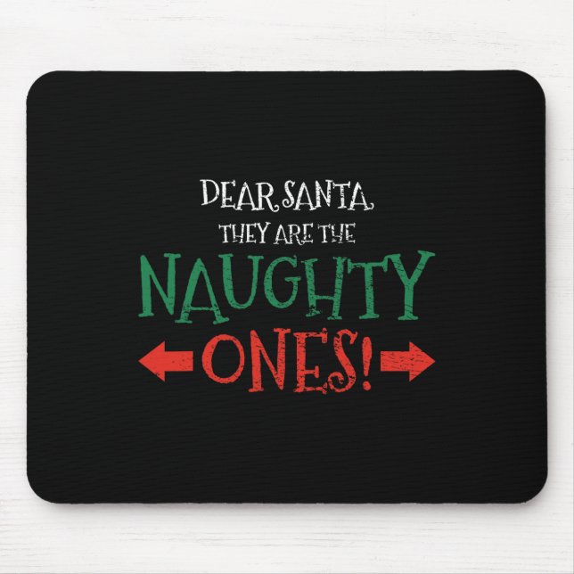 Dear Santa  Mouse Pad (Front)