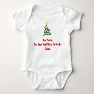 Dear Santa - Nana Baby Bodysuit