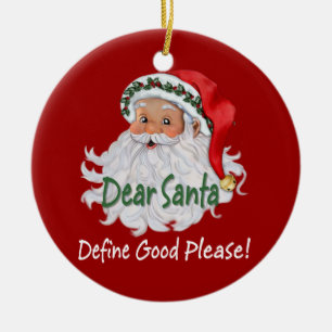 Dear Santa Ornaments