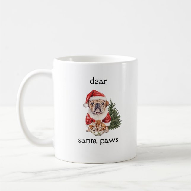 Dear Santa Paws Coffee Mug (Left)