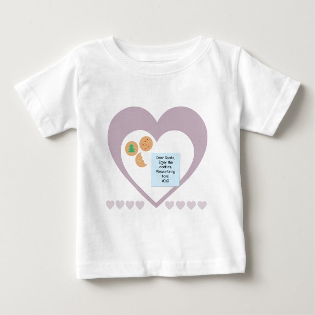 Dear Santa - Please Bring Toys Baby T-Shirt (Front)