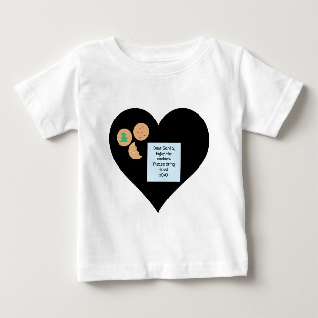 Dear Santa - Please Bring Toys Baby T-Shirt (Front)