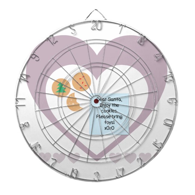 Dear Santa - Please Bring Toys Dartboard (Front)