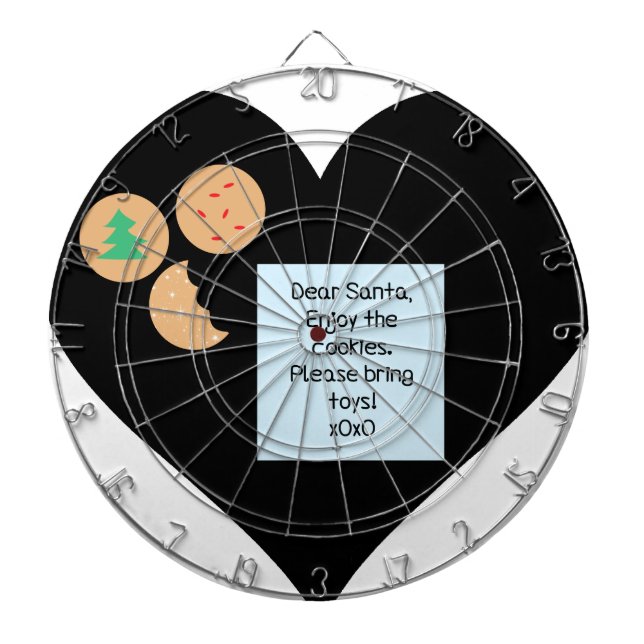 Dear Santa - Please Bring Toys Dartboard (Front)