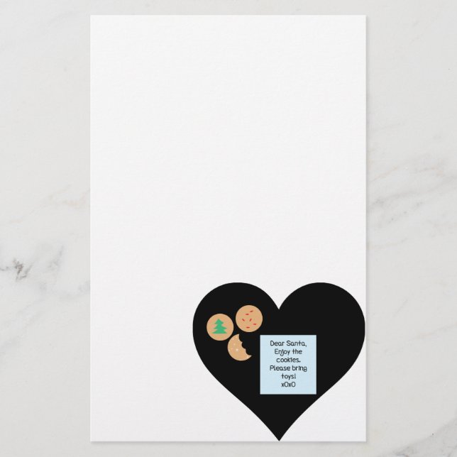 Dear Santa - Please Bring Toys Stationery (Front)