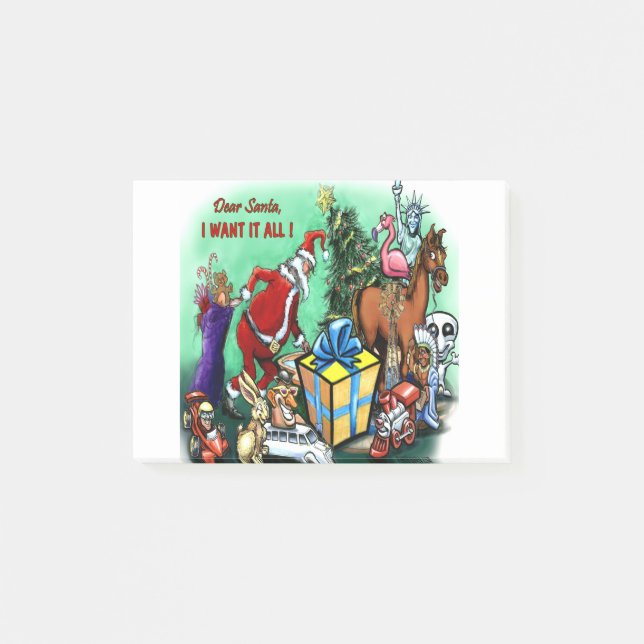 Dear Santa Post-it Notes (Front)