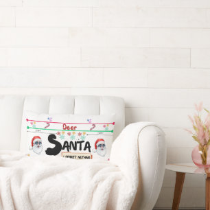 Dear Santa: Share the Magic of Christmas Lumbar Cushion