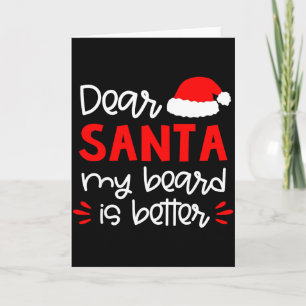 Dear Santa Shirt Funny Matching Family Christmas P Card