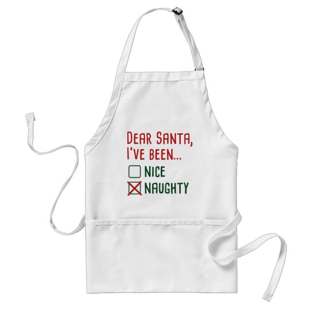 Dear Santa Standard Apron (Front)