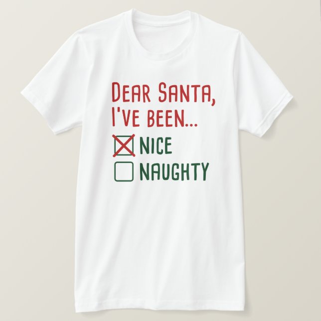 Dear Santa T-Shirt (Design Front)
