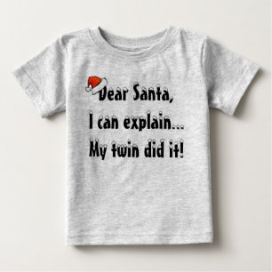 Dear Santa Twin Shirt