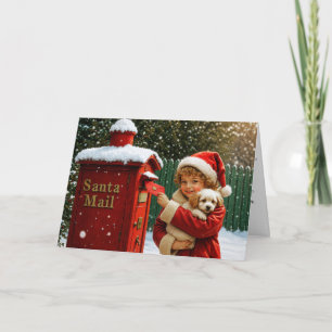 Dear Santa, With Love Holiday Card