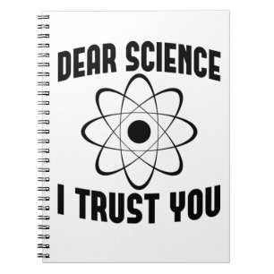 Dear Science I Trust You - Funny Physics Teacher   Notebook