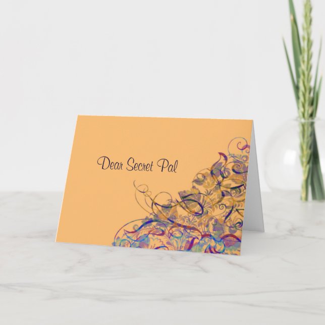 Dear Secret Pal Card (Front)