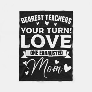 Dear Teacher I Talk To Everyone So Moving My Seat Fleece Blanket