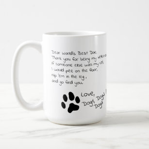 Dear Veterinarian Multiple Pet Names Coffee Mug
