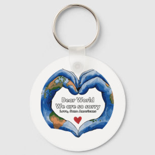 Dear World Key Ring