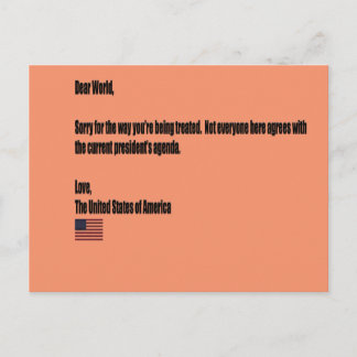 Dear World Postcard