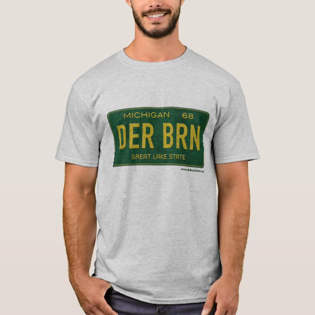 Dearborn 1968 Plate Men's Tee (Front)