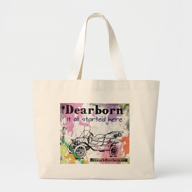 Dearborn - It All Started Here - tote bag (Front)